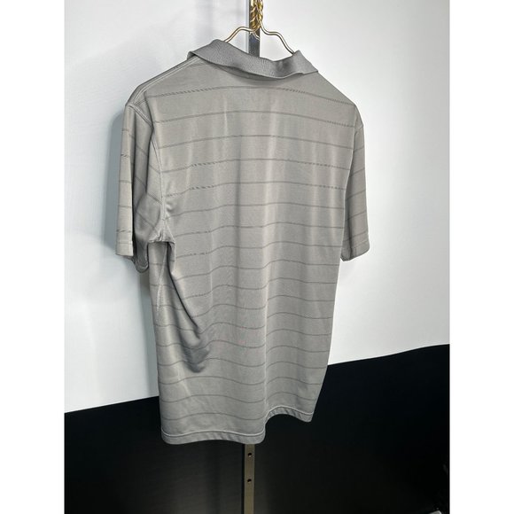 BUNDLE Lot of 2 Nike Mens Golf Polo Shirts Gray Medium Dri Fit - Picture 7 of 9